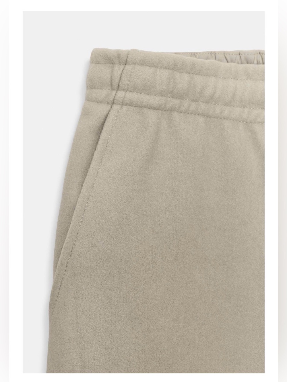 Zara Matching Set Oversized 2-Piece Bomber Jacket and Barrel Pants Gray Green - Picture 14 of 16